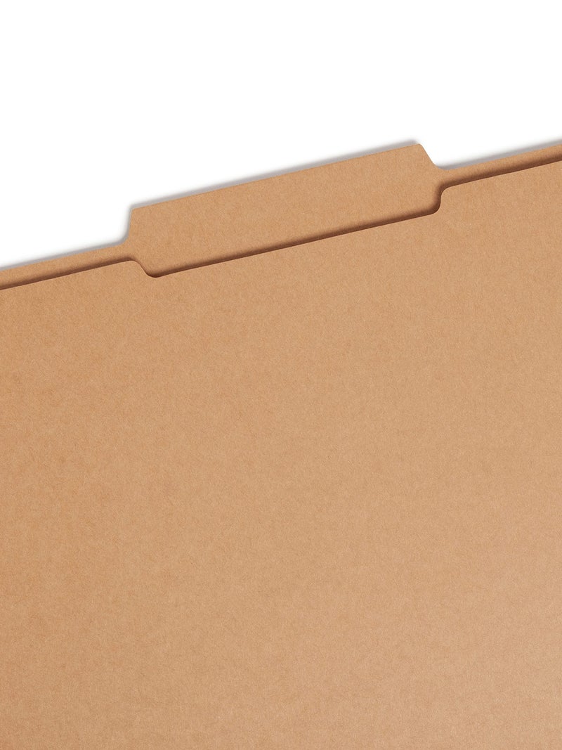 Smead File Folder, Reinforced 2/5-Cut Tab Right of Center, Guide Height, Letter Size, Kraft, 100 Per Box (10776) - Image 2
